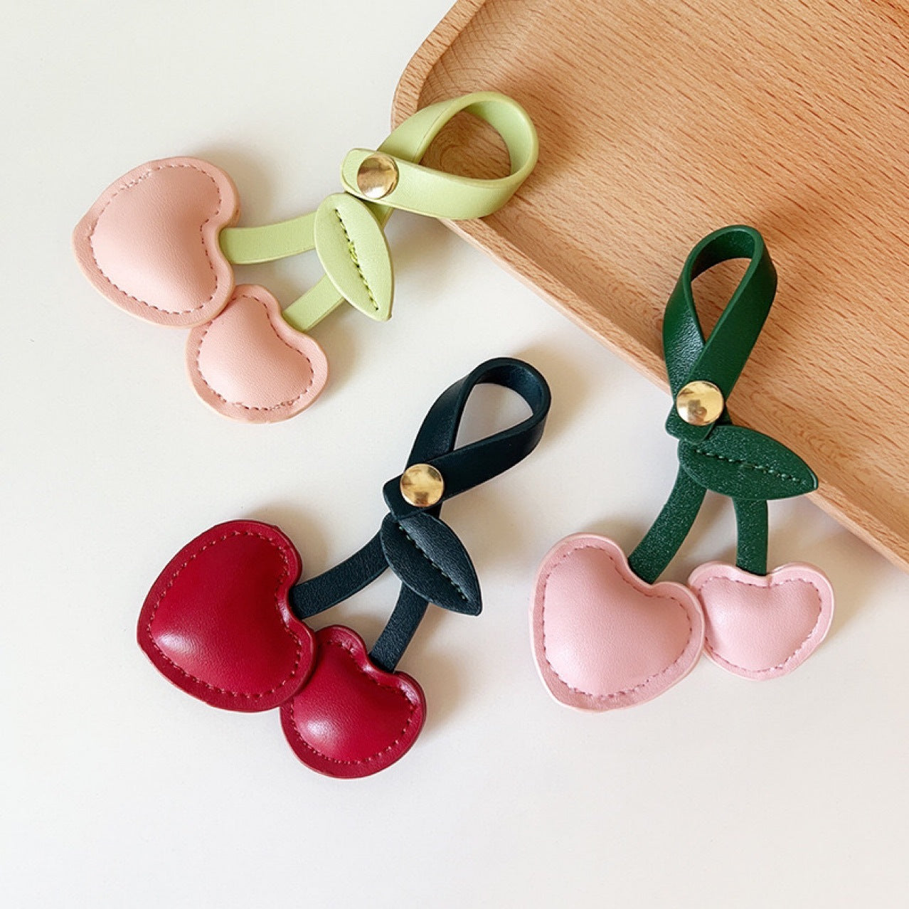 Kirschen Taschenanhänger - Bag Charm für Handtaschen