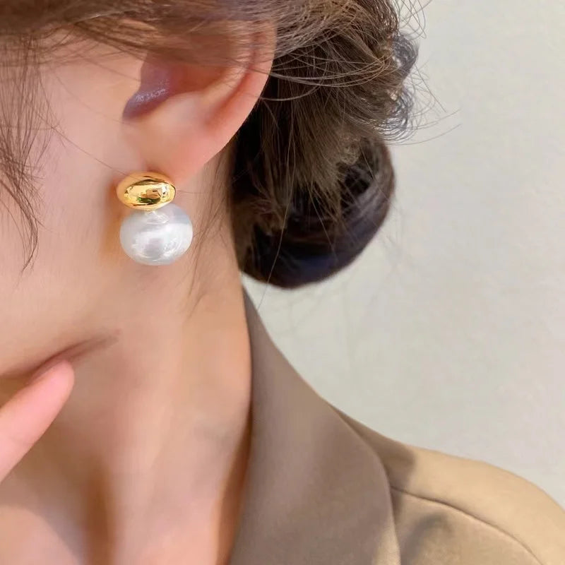 OHRRINGE PEARL CREOLEN BASICS